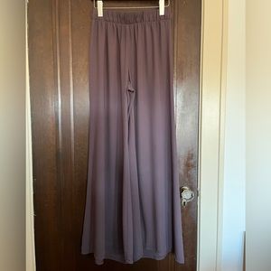 Chiffon wide leg pants